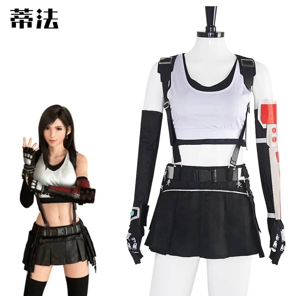 

Anime cosplay Tifa Lockhart costume carnival Halloween carnival Christmas music festival uniform women's game