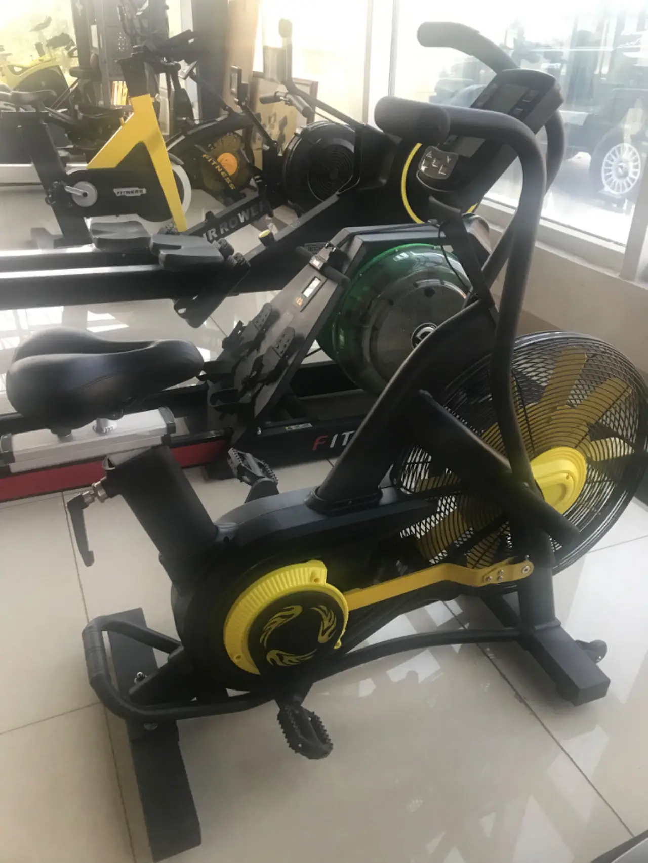 Commercial Gym Fan Bike Spinning Indoor Bicycle Fitness Equipment Exercise Air Bike for Commercial Club