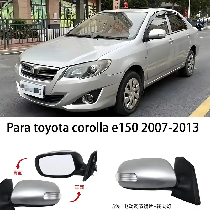 

Para toyota corolla e150 2007-2013 Assy exterior espelho retrovisor lateral carro sinal volta led conjunto espelho retrovisor