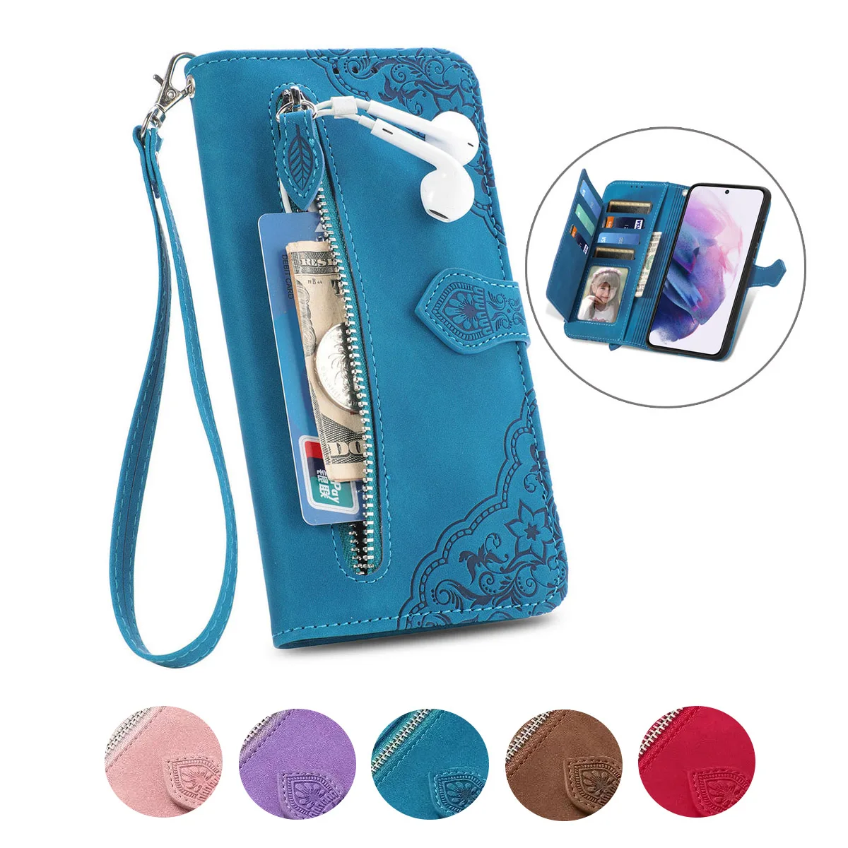 Multi 7 Cards Zippe… - image