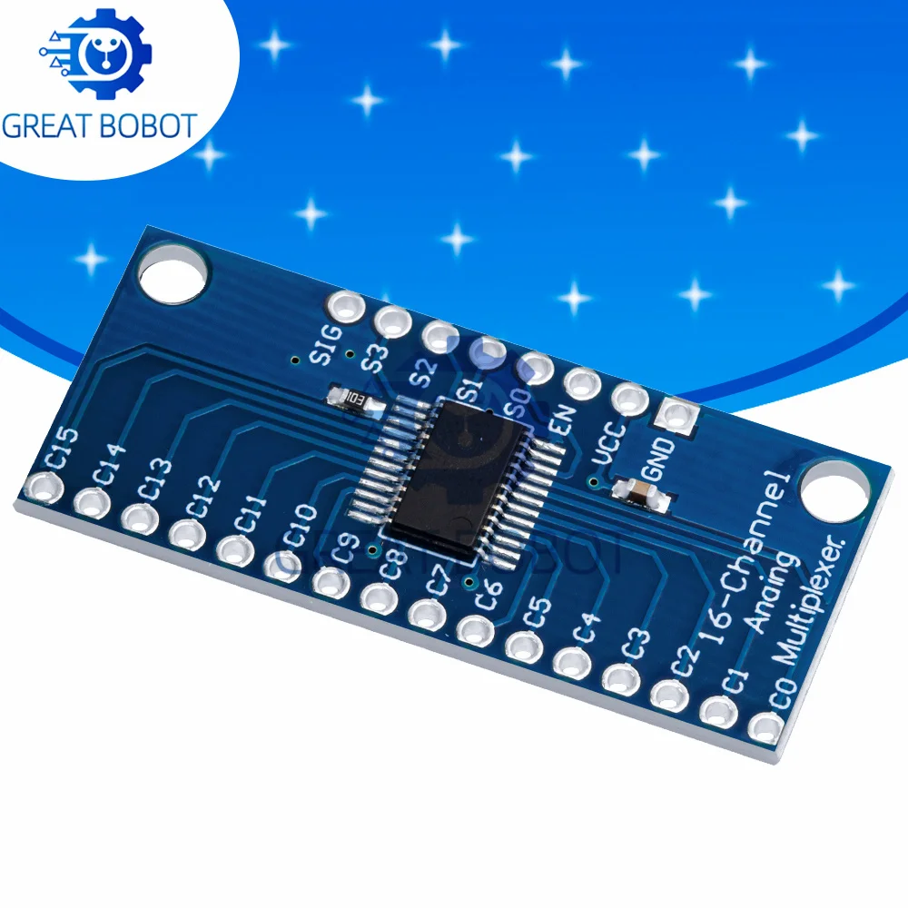 BS 1PCS CD74HC4067 74HC4067   16-Channel Analog Digital Multiplexer Breakout Board Module