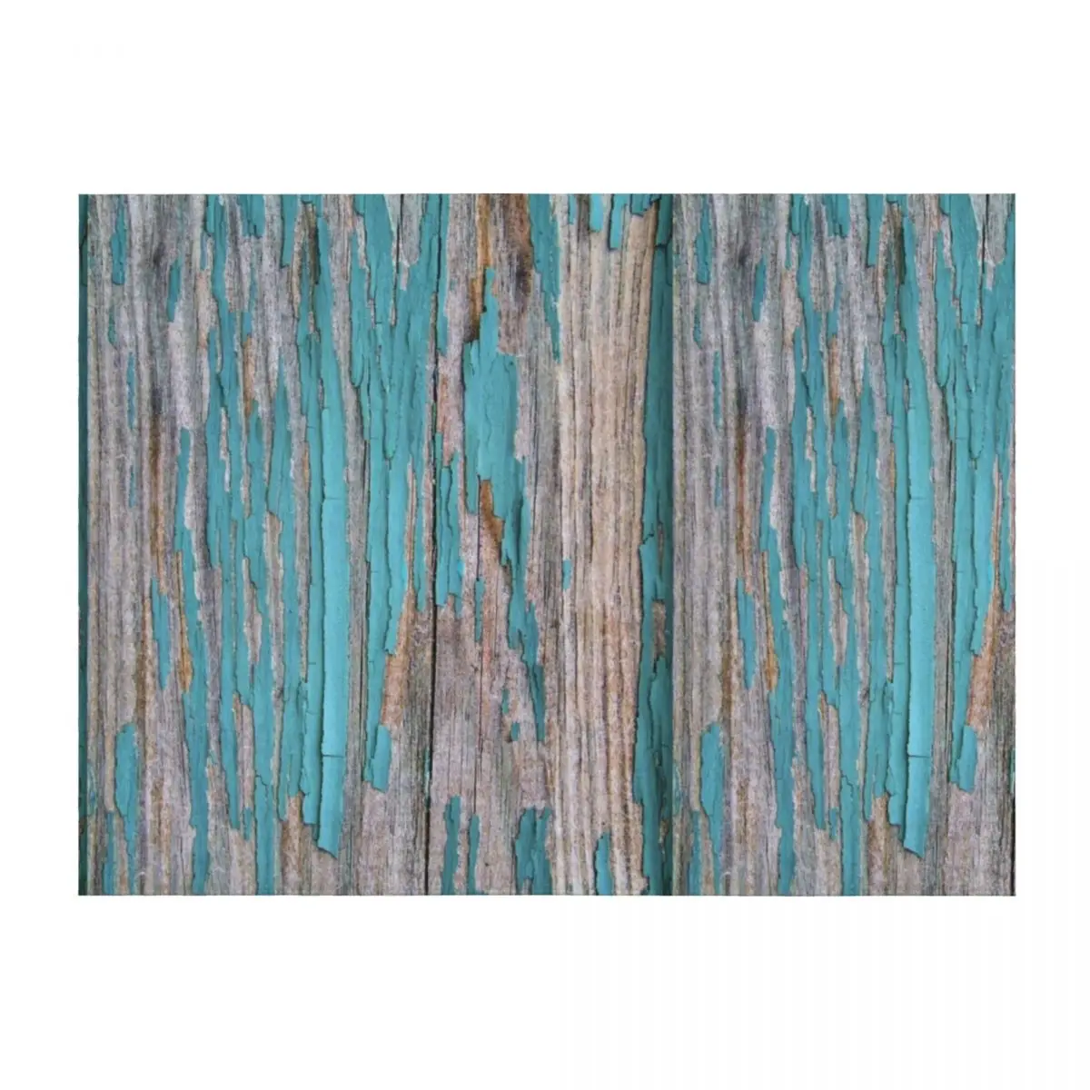 

Shabby rustic weathered wood turquoise Throw Blanket decorative Plaid on the sofa Camping Plush Blankets