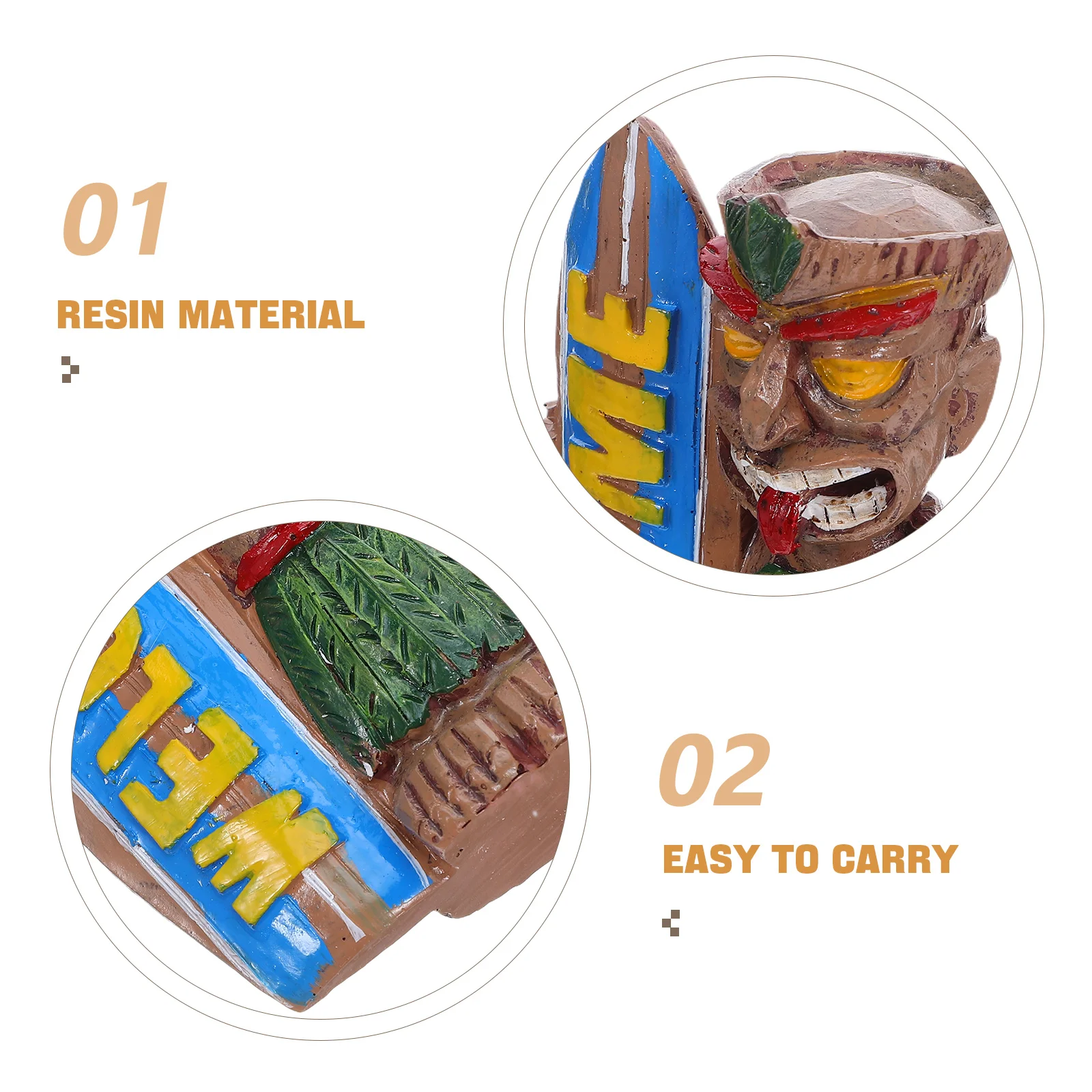 الراتنج هاواي زخرفة الزخرفية الراتنج الفن الحرفية للمنزل مكتب عمل غرفة نوم سطح المكتب الديكور والمقتنيات