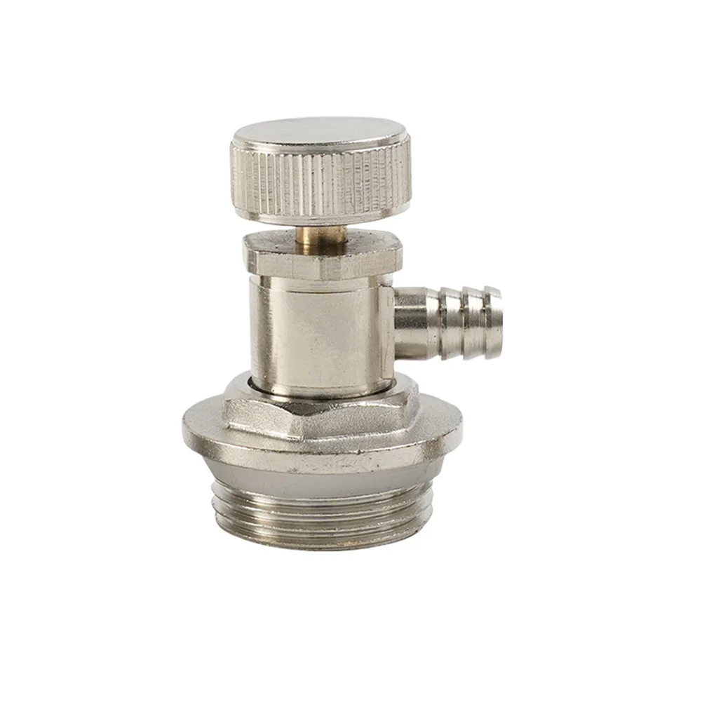 Valve d'échappement en laiton pour radiateur domestique, 1 pièce, G1/2 G3/4 1 '', piège de chauffage automatique, Valve de vidange d'eau, accessoires pour la maison