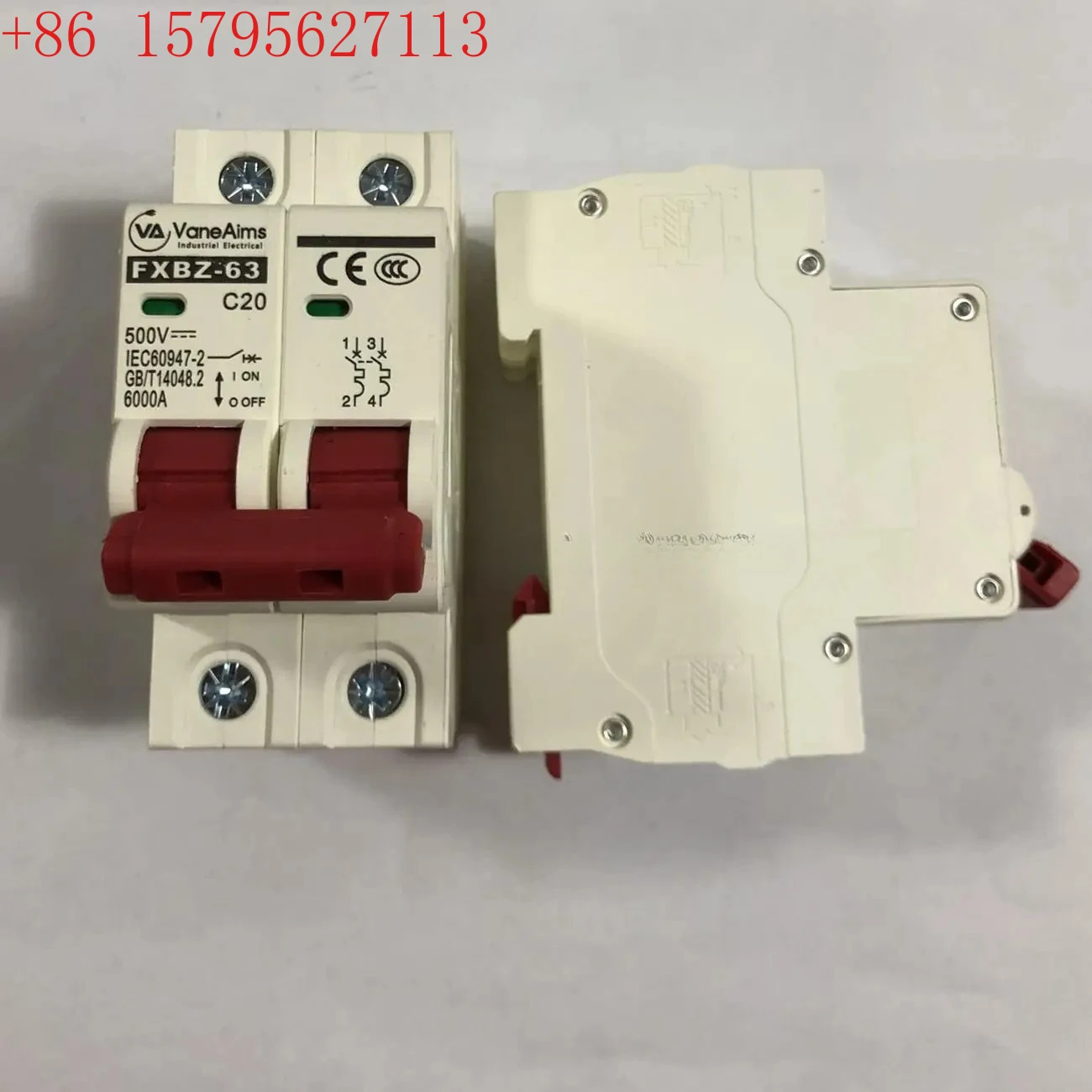 

2P DC 1000V Solar Mini Circuit Breaker 6A/10A/16A/20A/25A/32A/40A/50A/63A DC MCB for PV