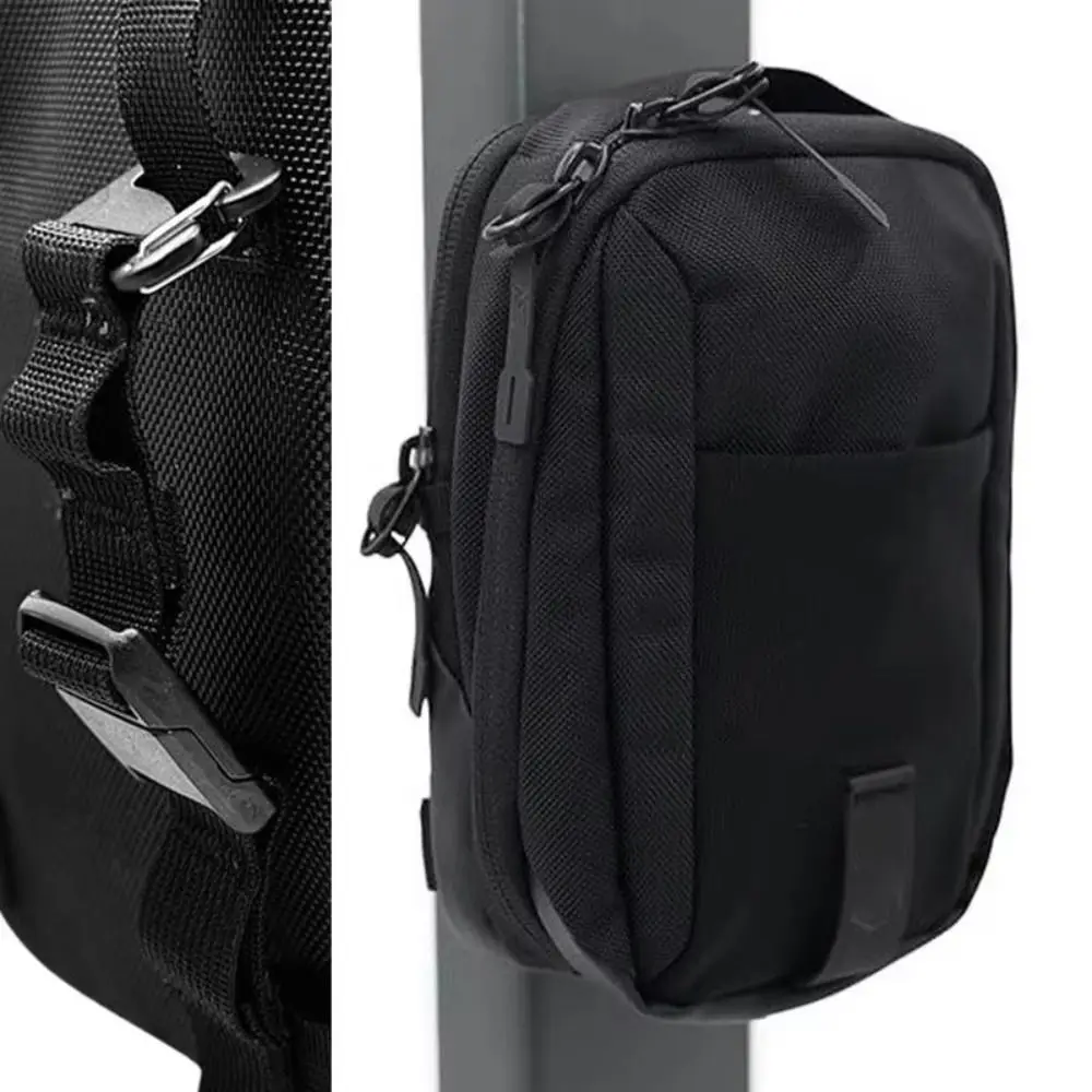 Magnetic Water Bottle Sling Bag Large Capacity Adjustable Gym Bottle Bag Waterproof Multi-layer Crossbody Sports Bag Travel