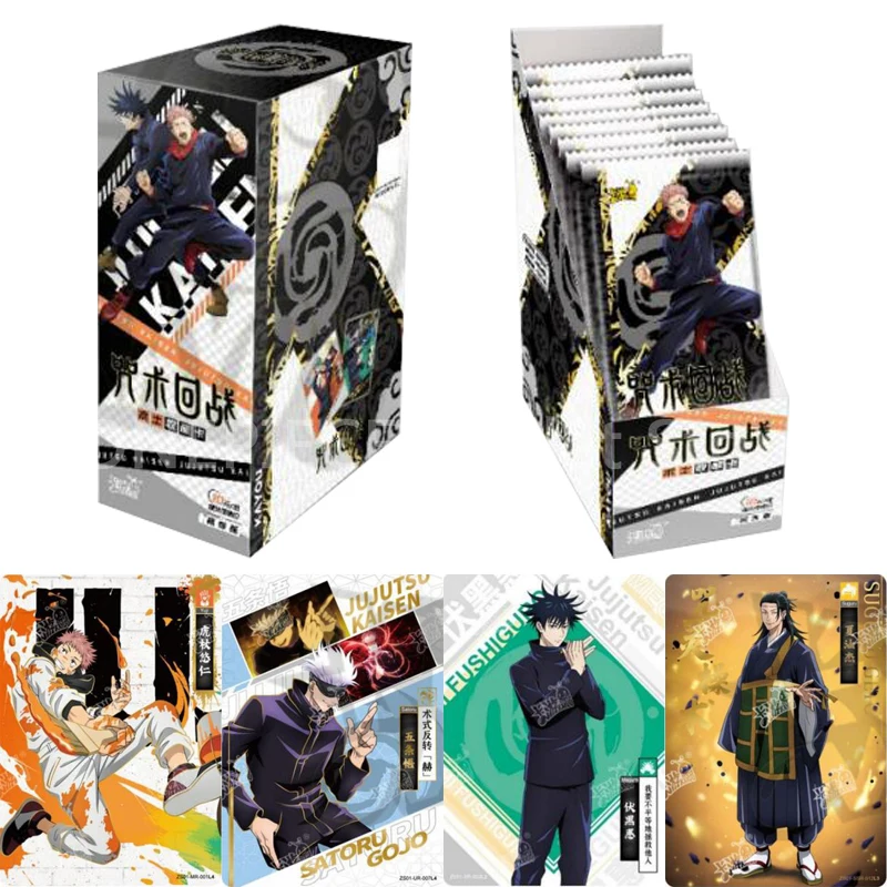 

New Original Jujutsu Kaisen Cards Collection Full Set Anime Character Rare Limited Flash BP MR UR SSR Game Card Toy for Children