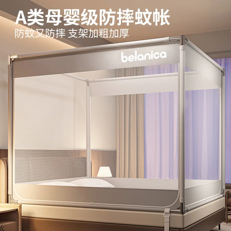 

Custom Bed 8-Sit Bed Anti-Fall Anti-Drop 5 Bedroom Bed No-Installation Home A-Class Mongolian Yurt Full Bottom Children's