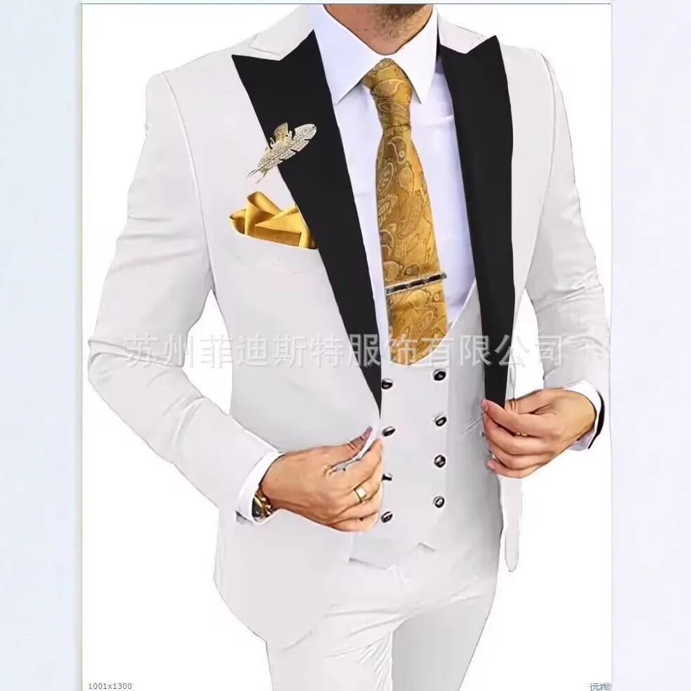 

Костюм Formel Pour Hommes, 3è Pices, Veste Élégante, Жилет, Костюм Décontracté, Рождество, Бал, Mariage, Pour Mariage, Marié,