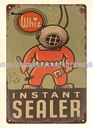 1930s Whiz Instant Sealer Auto Radiators car automobile metal tin sign sign