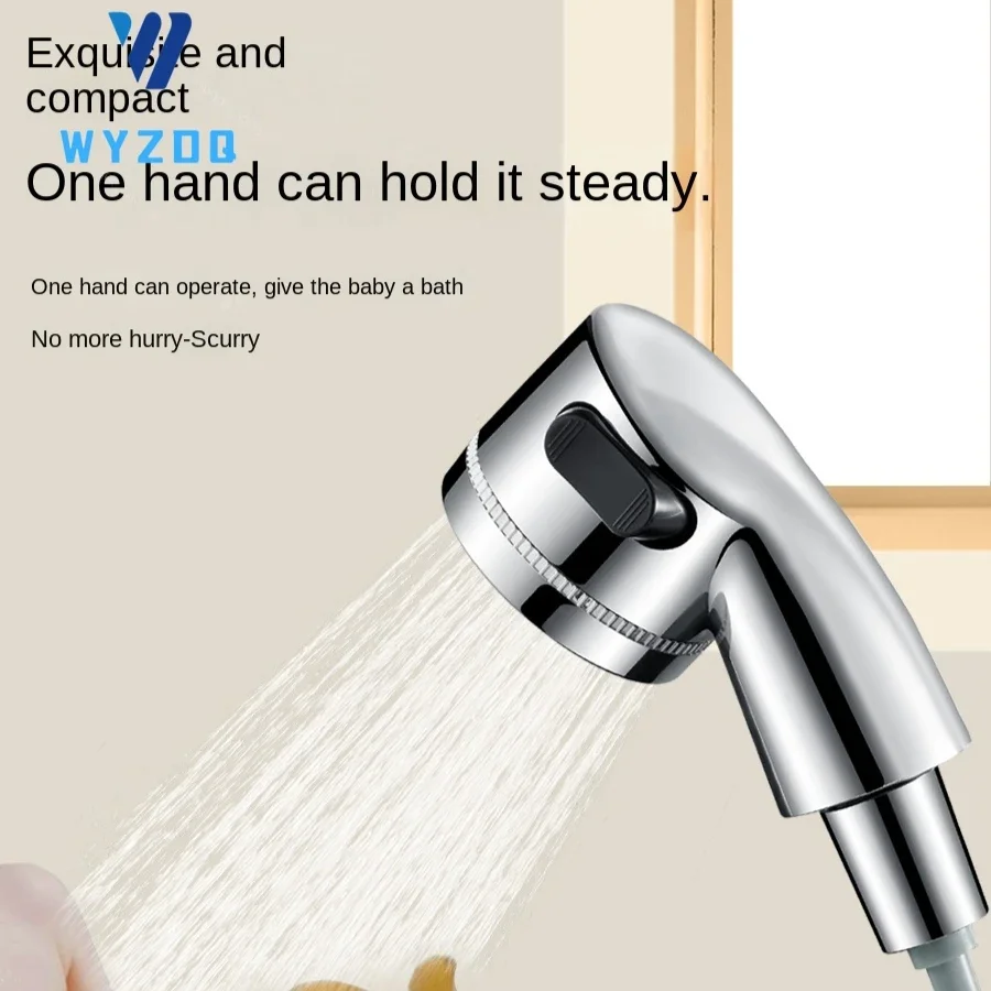 Interface Shower Head Water Saving Shampoo Hair Salon Shower Head Accessory Side Switch Type Bathroom Accessories