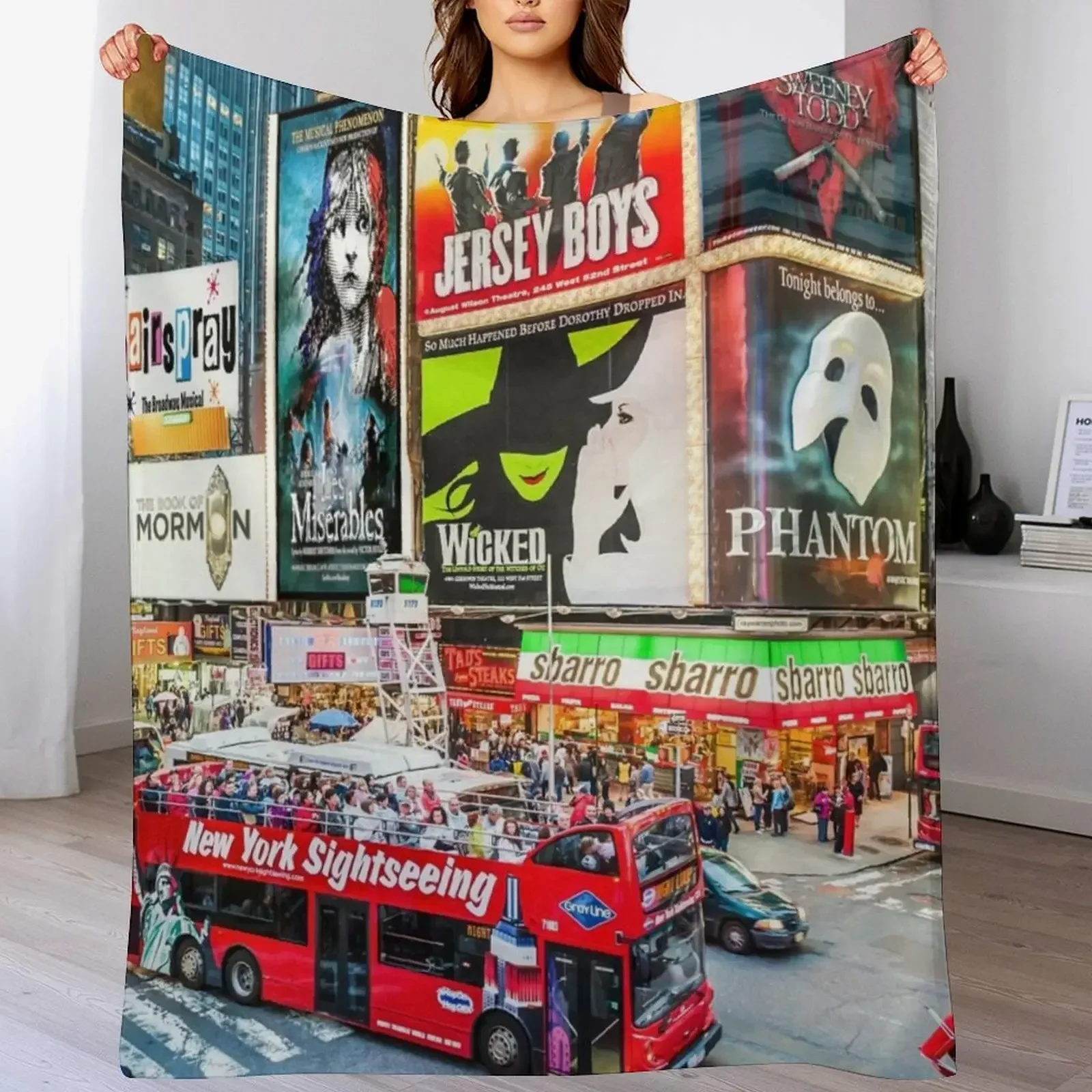 

Times Square II Special Edition I Throw Blanket wednesday Nap Thin Thermals For Travel Blankets