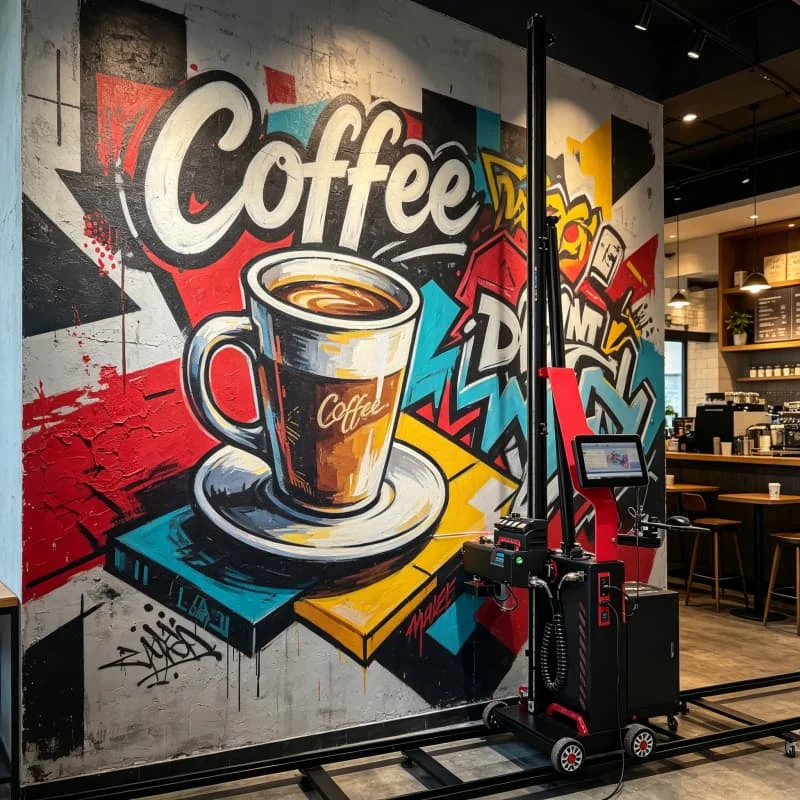 Window Display UV Wall Printer Vertical 3D Inkjet For Acrylic Glass Wood Metal Store Front Decoration Printing Customized