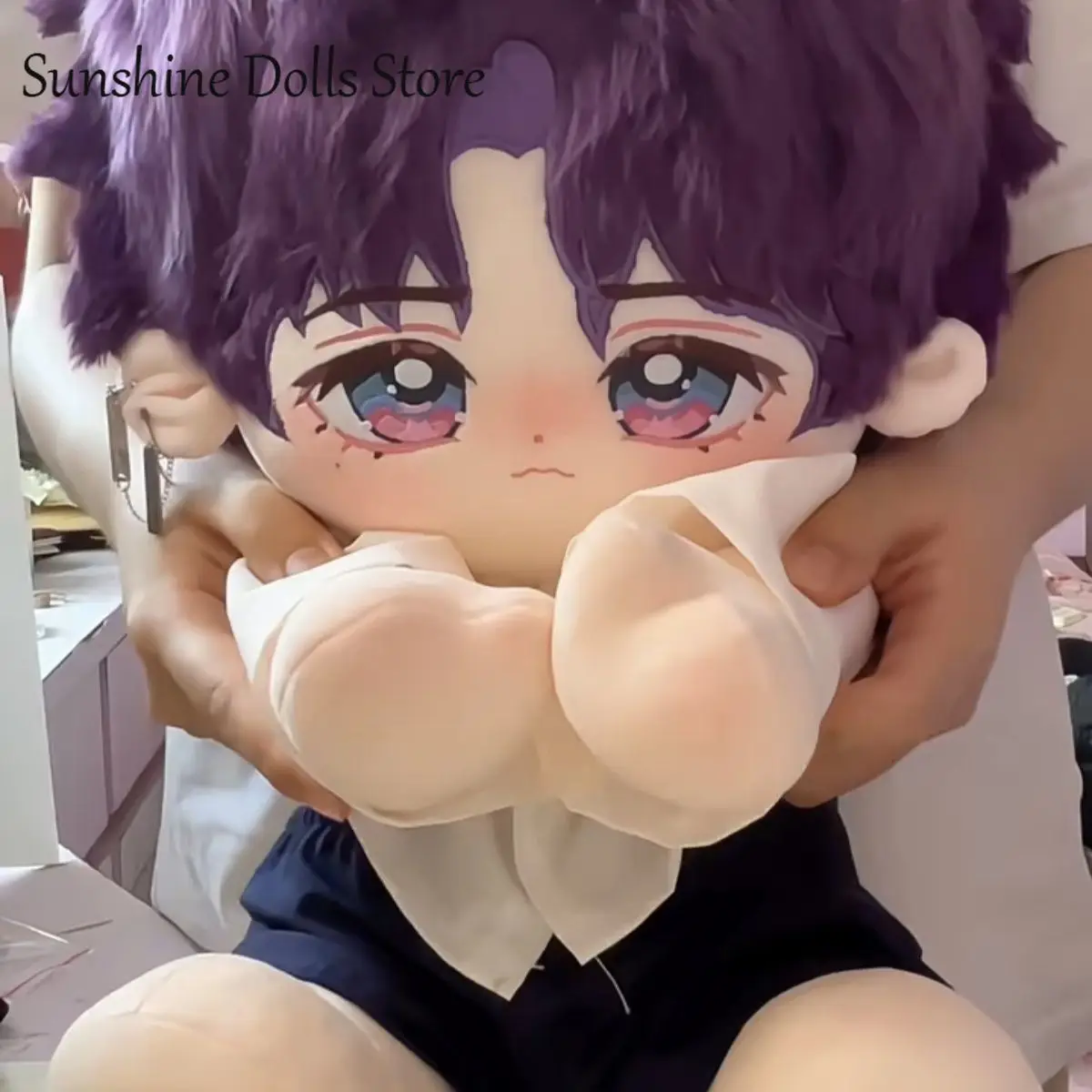 

Game Love and Deepspace Rafayel Xavier Sitting Posture Plush Doll Body Dress Up Cotton Plushie 40cm Pillow Cosplay Toys Gift
