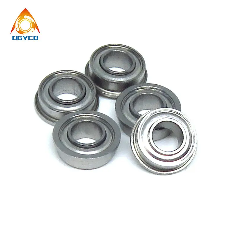 5pcs SFR133ZZ Flange Bearing 2.38x4.762x2.38 mm R133 FR133 SFR133 ZZ Z 2.38*4.762*2.38 Stainless Steel Inch Flanged Bearing