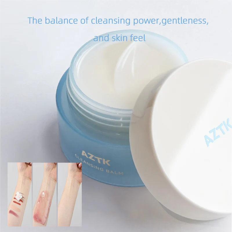 AZTK Makeup Remove Cleansing Balm Gentle Oil-to-milk Deep Cleansing Soothing Without Blurring Vision Face Cosmetics Clean Balm