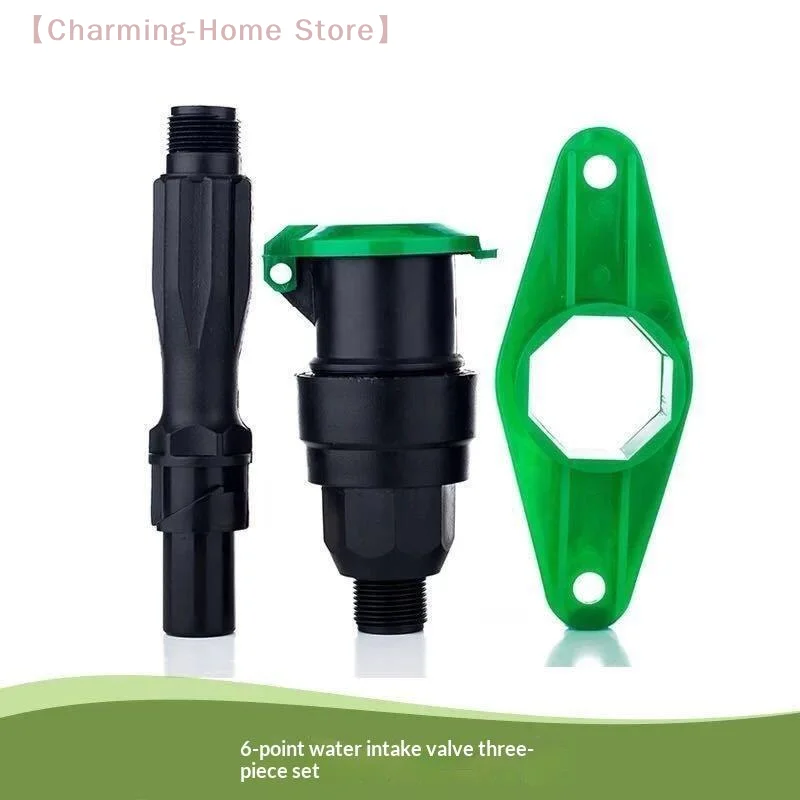 【M】3/4 IN PE Water Garden Hose Shutoff 1/2/3PCS Set Durable Leak Proof For Car Wash Garden Watering