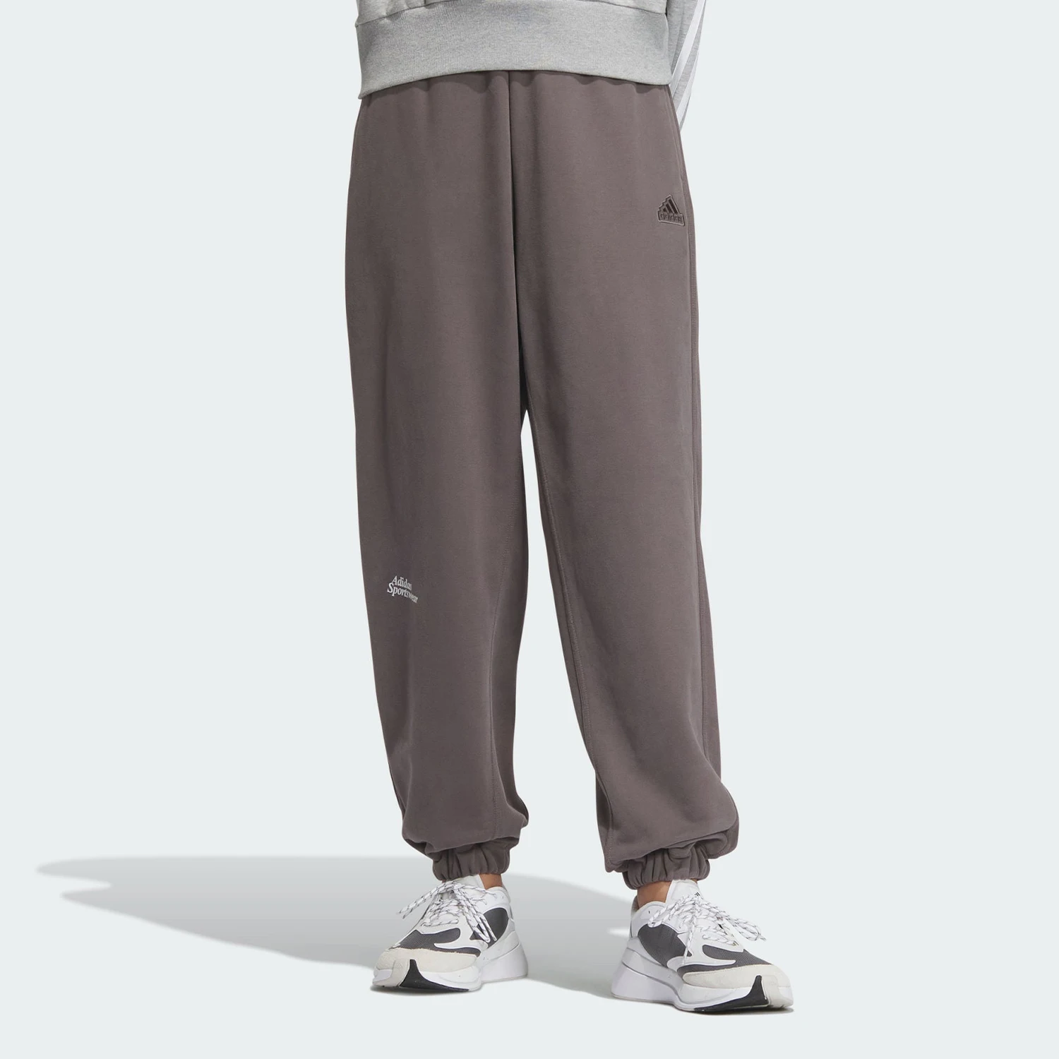 

Adidas genuine Winter New Women's Loose Cuffed Sport Pants IM8853