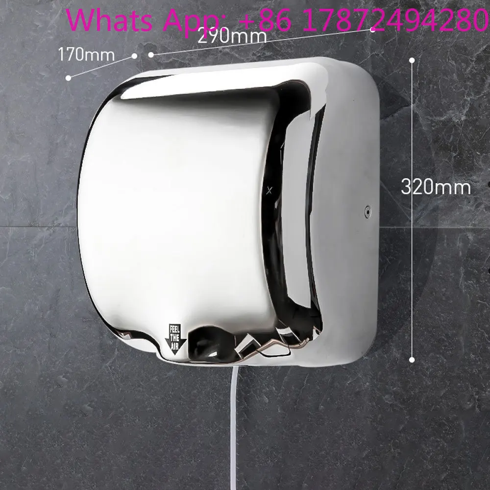 Hotel Automatic Hand Dryer Wall-mounted Sensor Hand Dryer Commercial Intelligent Induction Hot Air Electric Dryer