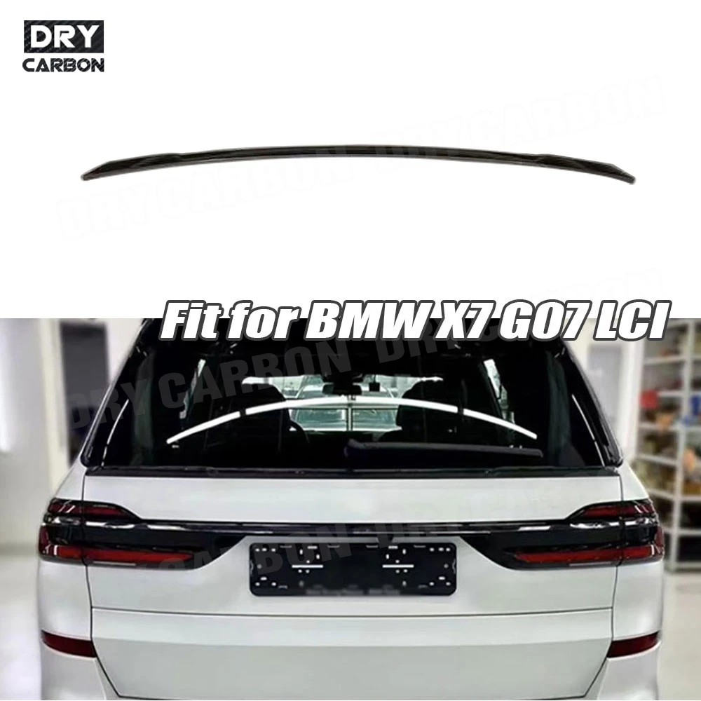 

ABS Rear Boot Lip Spoiler Rear Trunk Duck Spoiler Wing Car Styling Body Kits Accessories for BMW X7 G07 LCI Sport 2023+