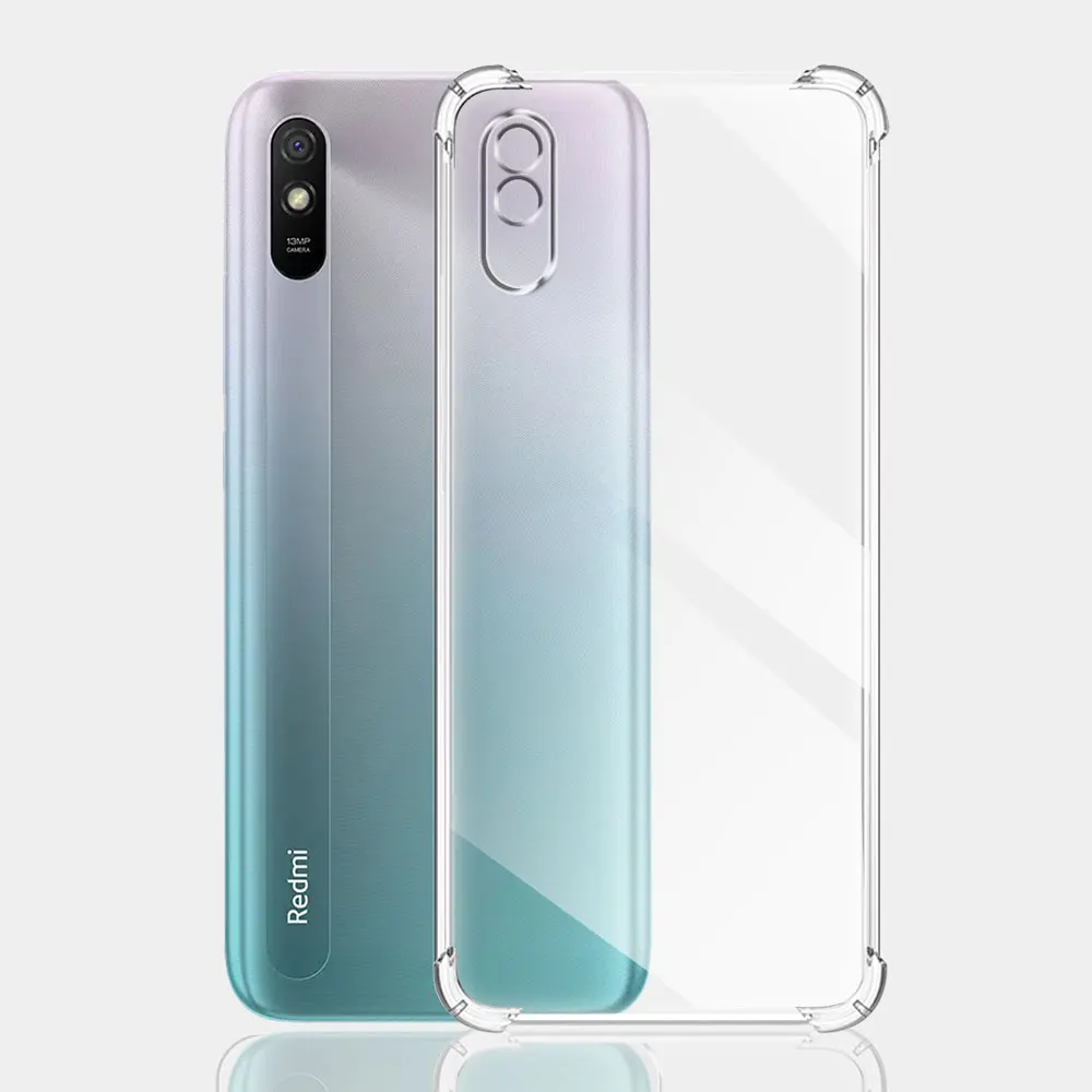 Shockproof Case For Redmi 9A Sport Clear Soft Silicone Cases For Redmi 9i Sport Transparent Case Cover Redmi9A 9i Sport Funda