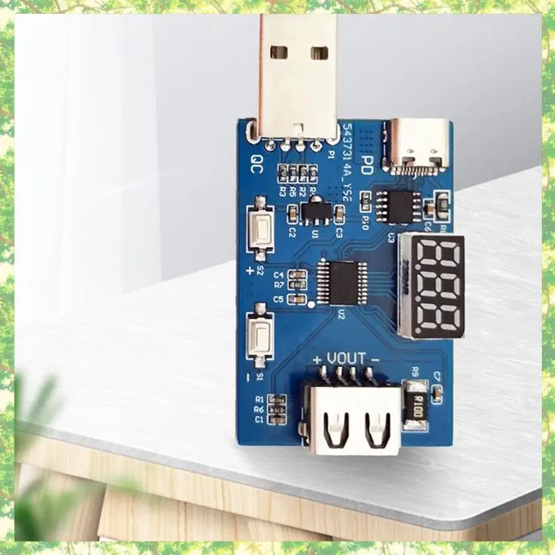 Smart-QC2.0 QC3.0 PD3.0 Decoy Module 3.6-20V Adjustable Multifunction Voltage Charging Head Test Aging Module