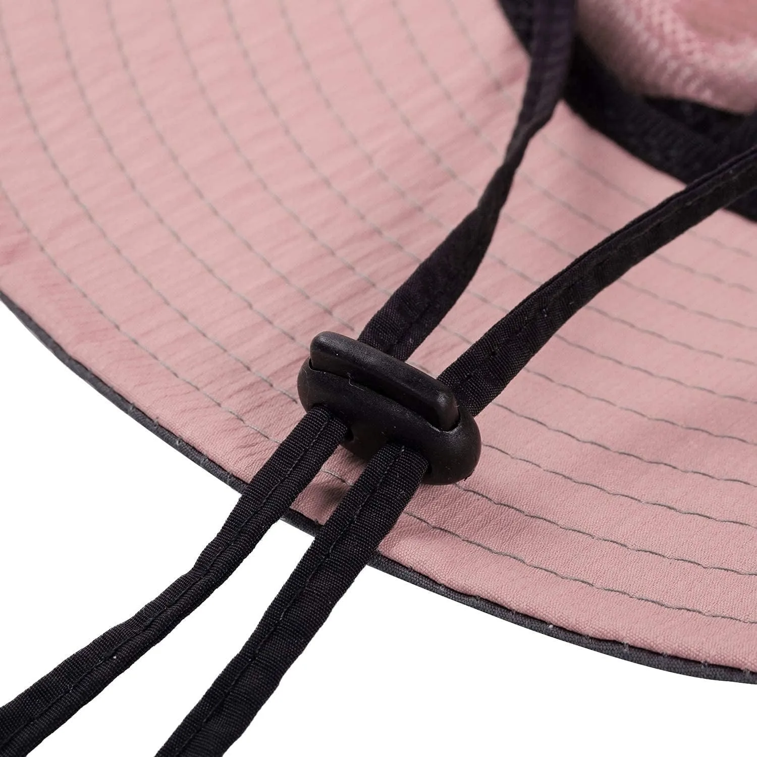 Ponytail Sun Bucket Hats for Women UV Protection Foldable Mesh Wide Brim Hiking Beach Fishing Summer Safari image 6