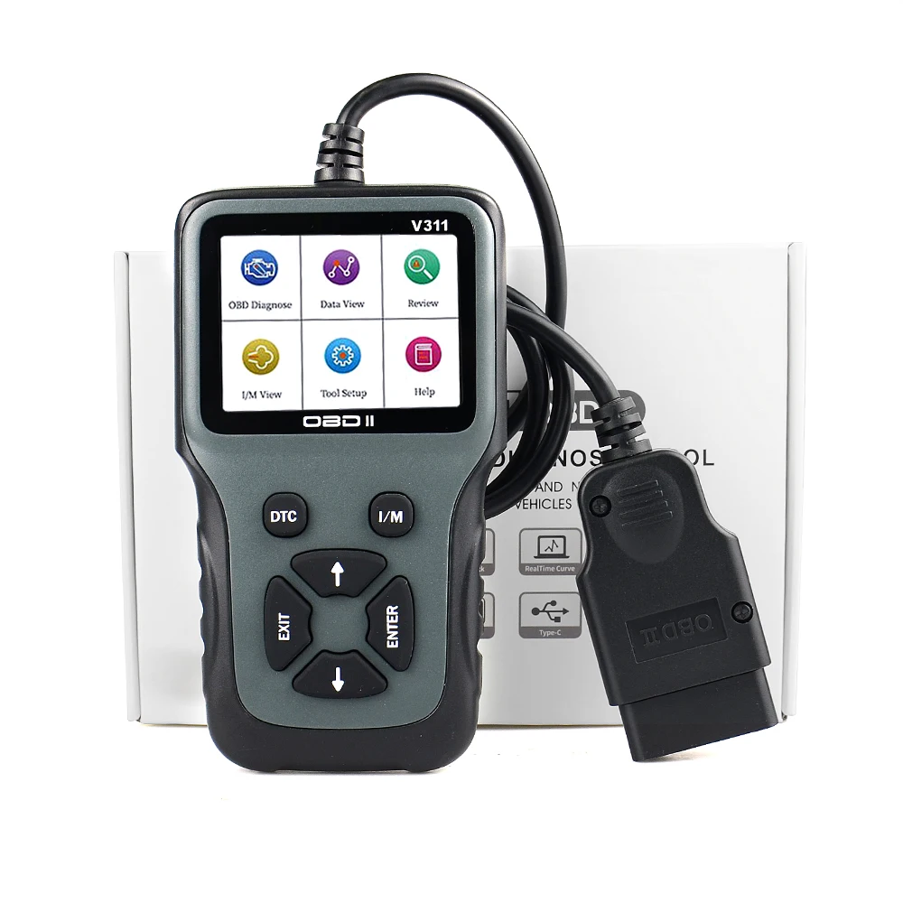 最新の故障OBDスキャナー診断V311コードリーダー、自動車診断ツール、カーエンジン、自動車システム、カーアクセサリー用