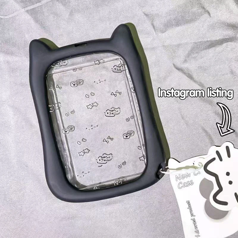 Bus Simple Transparent ins Card Cover Student Campus Meal Card Subway ID Card Star Chasing Protection Cover