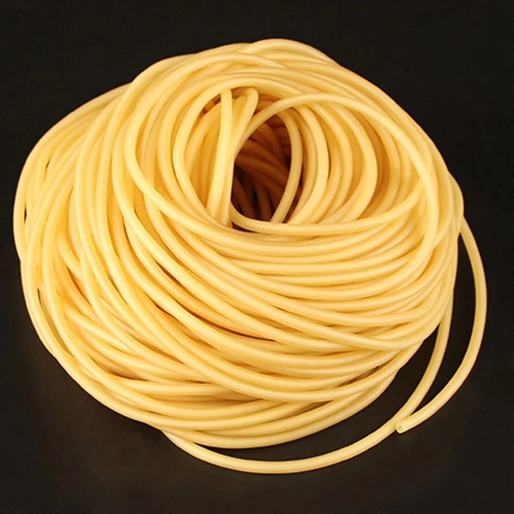 5M Plain Colour Latex Slingshot Rubber Tube Hunting And Shooting High Elastic Accessories With A Diameter Of 2mm X 5mm