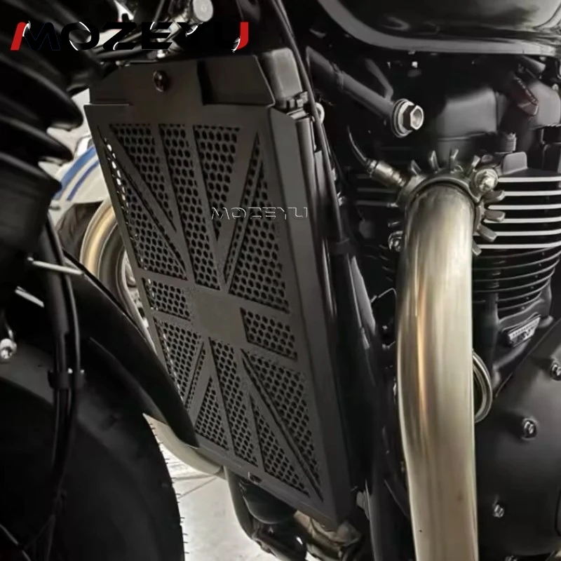 

Radiator Guard For Bonneville Bobber / Speedmaster Thruxton 1200 R/RS/TFC 2017- 2023 2024 Radiator Guard Grille Cover Protection