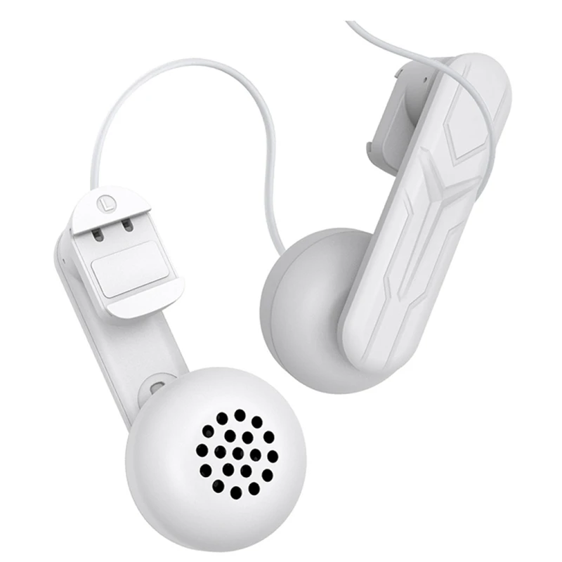 Headphones Clip-on Hanging Headphones Comfortable Sound Enhancer White for / Quest 3 VR Headsets Enhance Pleasure