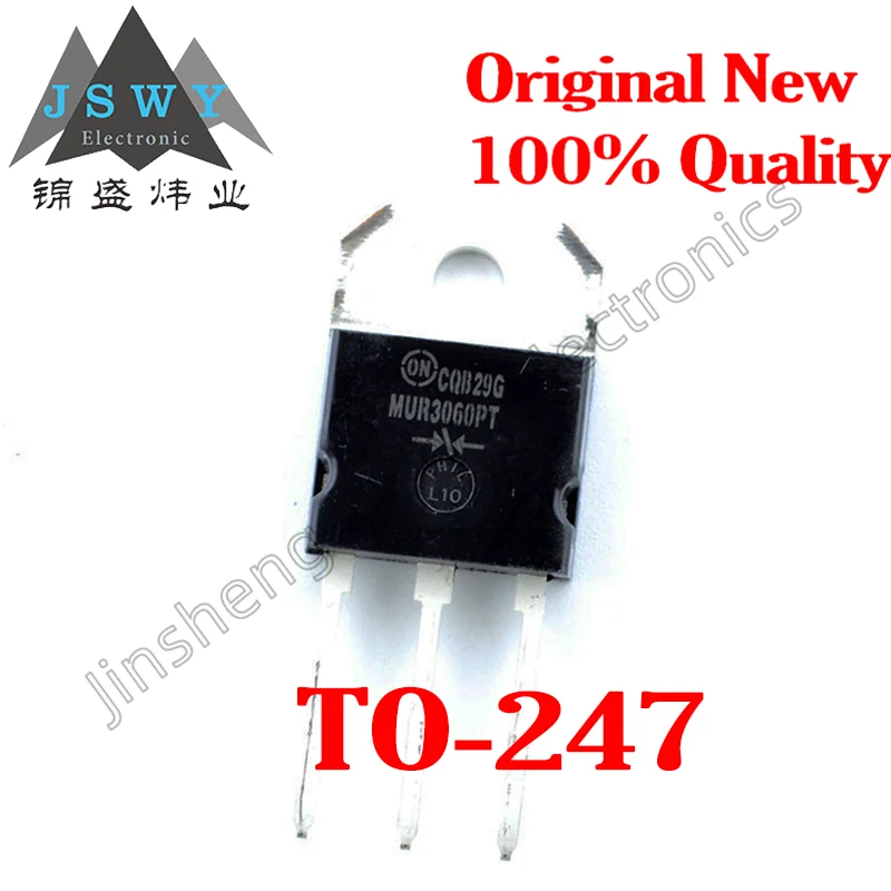 

1~100PCS Free Shipping MUR3060PT MUR3060PA High Power Fast Recovery Diode 30A 600V Inline TO-247 Good quality and fast delivery!