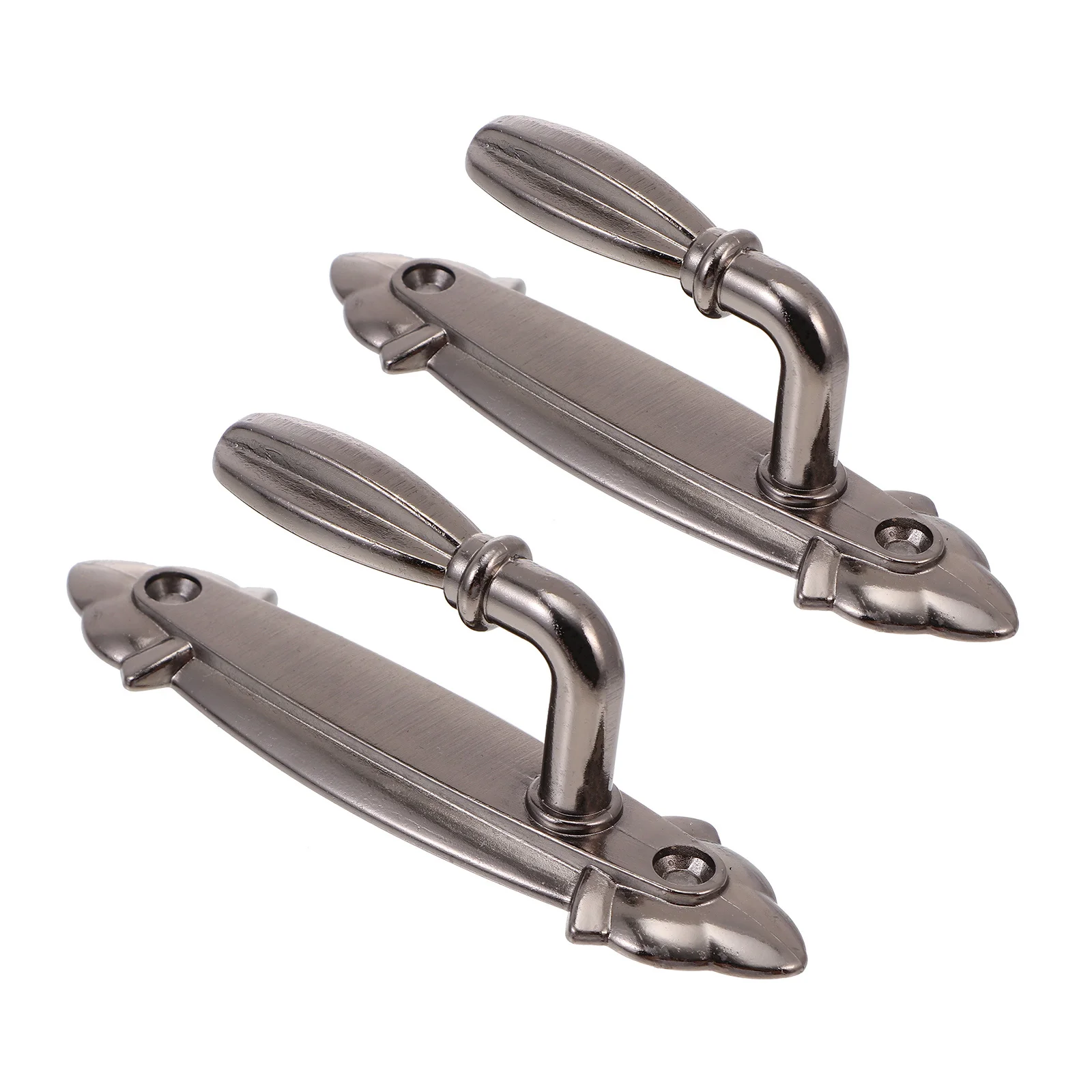 

2Pcs Exquisite Curtain Hooks Aluminum Alloy Wall Mounted Anti-Rust Decorative Holder for Home Hotel Window Treatment