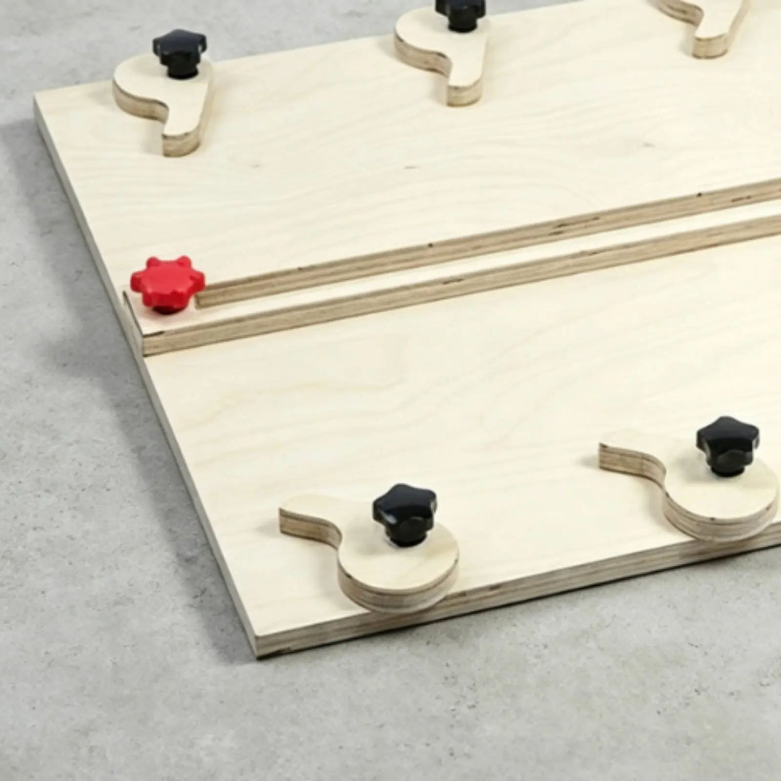 

Guitar Plate Joining Jig Sturdy Birch Wood Acoustic Guitar Glue-up Board Ukulele Plate Alignment Table Long-Lasting Construction