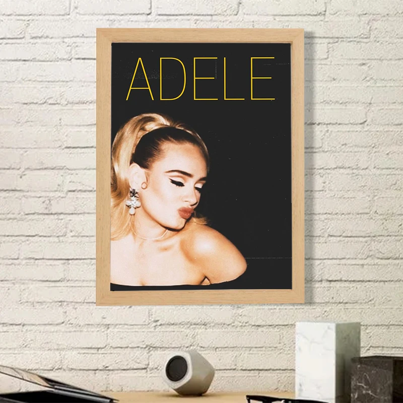 Adele Posters for Wall Art Pop Music Famous Singer Home Decore With Free Shipping Hot Album Room Decor Canvas Poster Decorations