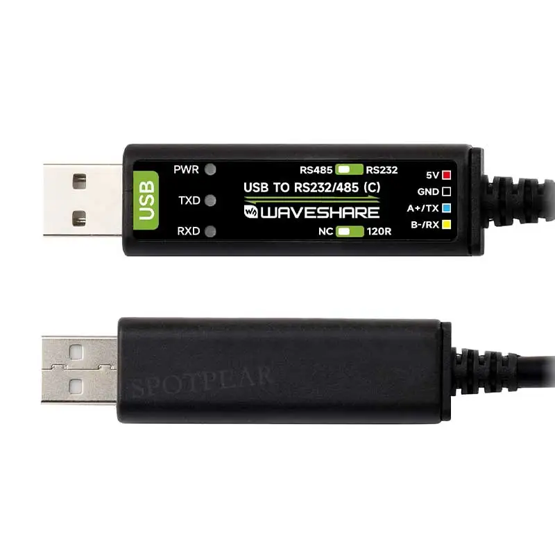 

Industrial USB TO RS232/485 (C) UART FT232RNL 2m For 3.3V / 5V Switchable RS232/RS485
