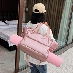 Travel Bag Women Fitness Gym Bag Yoga Mat Storage Bags Dry Wet Separation Waterproof Tote Bag Shoulder Handbag Duffle Bags bolsa