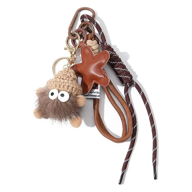 للجنسين حقيبة قلادة صغيرة الفحم الكرة حقيبة الكاميرا قلادة تزيين مُثبت الديكور للفتيات لطيف موضة مضحك قلادة بسيطة