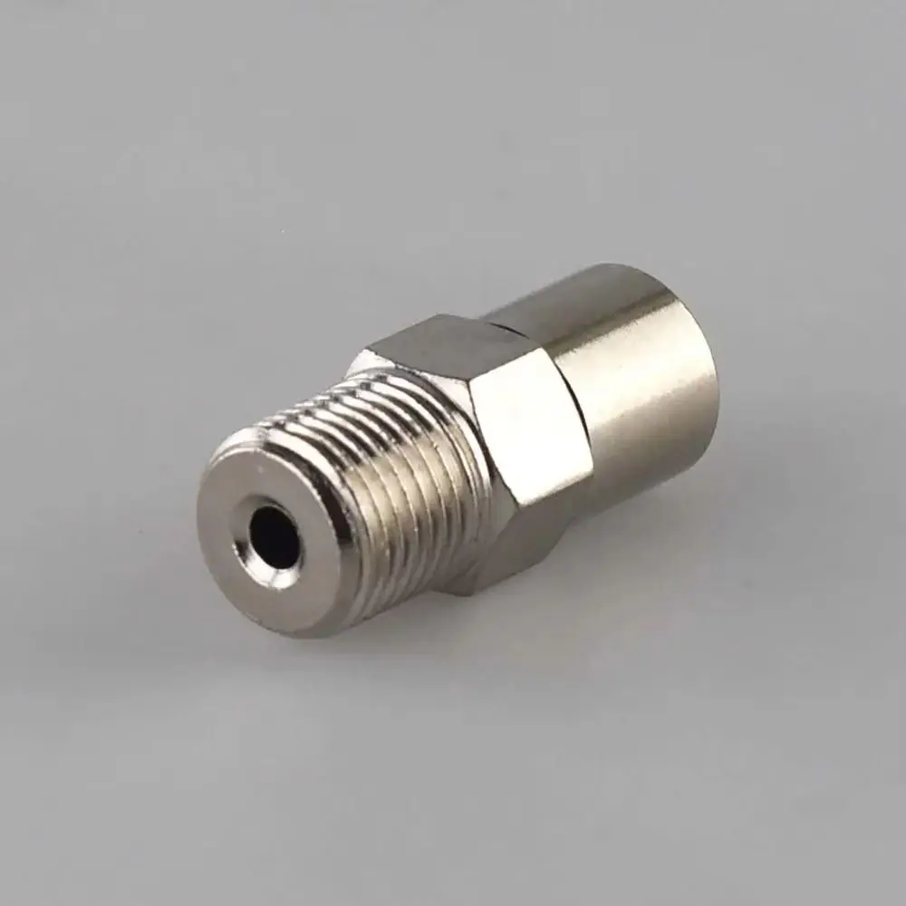 1Pcs G1/8 G1/4 M10*1 M12*1 Dispense Valve Adapter Double Screw Brass Dispensing Valve Connector Automatic Luer Lock