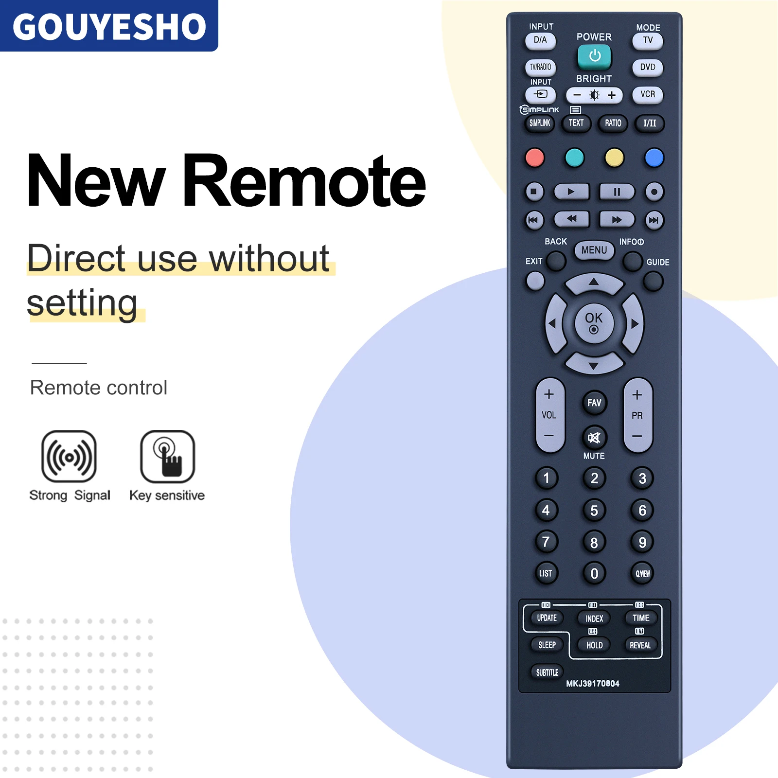 New MKJ39170804 Remote Control For L/G TV 32LG3500 32LG7500 37LG5500 42LG5500