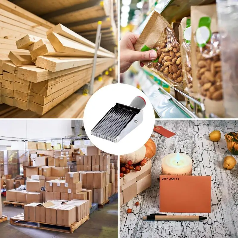 متعددة الوظائف الدورية ختم الأعمال ، ختم التاريخ ، رمز رقم الأبجدية ، DIY بها بنفسك سكرابوكينغ الأسطوانة ، القرطاسية