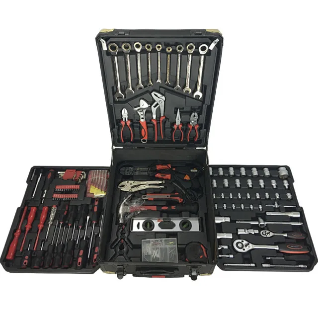 

High Quality 186pcs Trolley Tool Set Tool Kit with Socket Wrench Household Hand Tool Set
