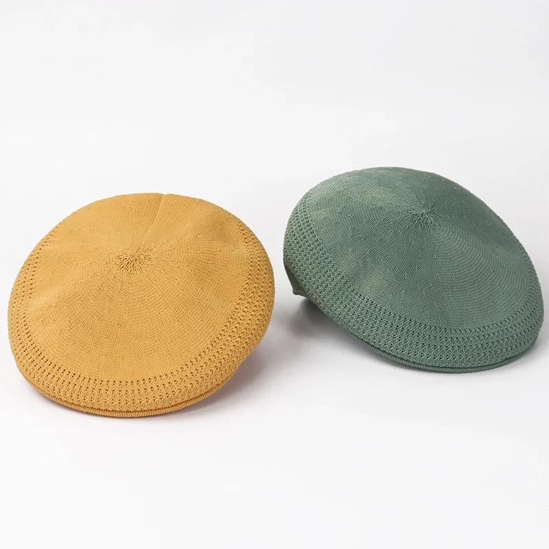Brand Oohmy Kpop Korean Style Y2k Retro Beret Hat for Men Women Painter Caps French Artist Beret Caps for Women Girls