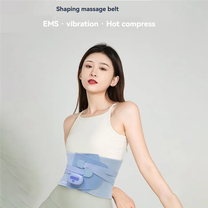 Wireless Ems Waist Massager Intelligent Timing Belt With Heat And Vibration Function Three-Mode Body Shaping Belt view 3