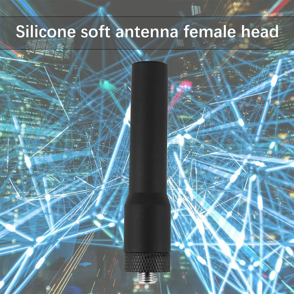 SMA-F صغير الإناث المزدوج الفرقة اسلكية تخاطب ، هوائي لينة ، UV-5R ، SF20 ، Baofeng ، في الهواء الطلق زائد ، UV-5RE زائد ، UV5RC ، UV-82 ، UVB5 ، UVB6 ، 1 قطعة