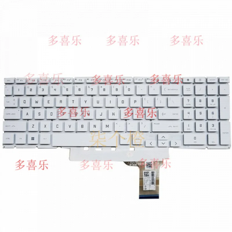 

AA New for HP 8 TPN-Q263 Q264 16-D 16-e keyboard backlight white GR/CZ/PO/RU/SP/UK/FR