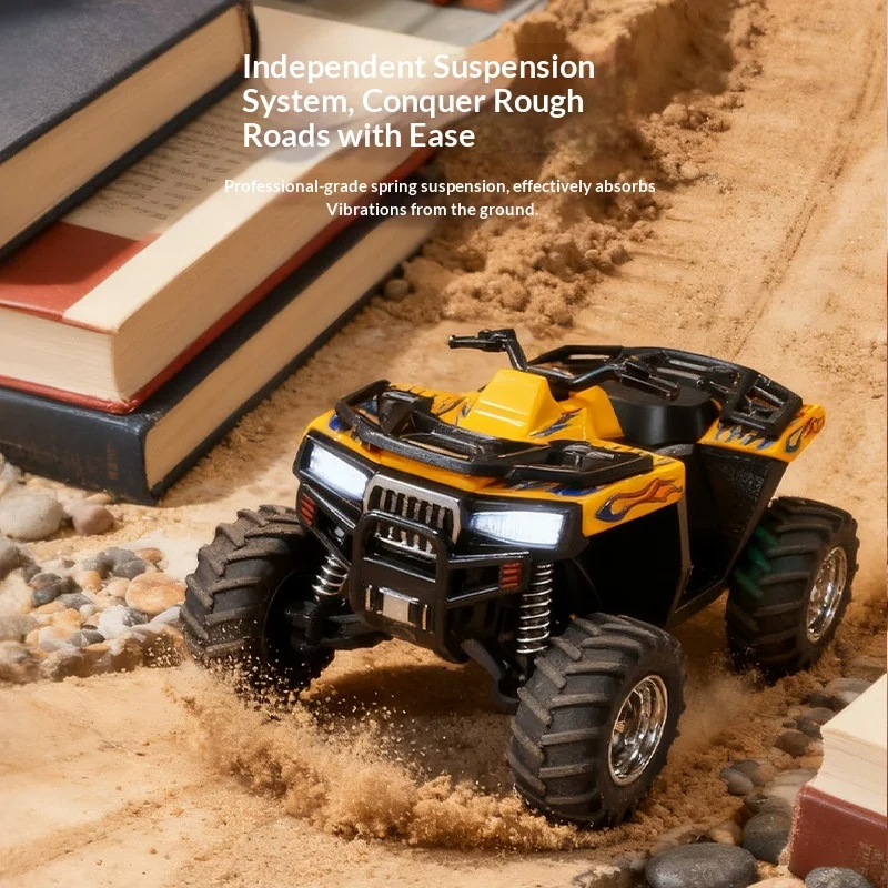 New Product 1/64 Mini Beach Off Road Vehicle Style 2.4g Suspension Four Wheel Toy Vehicle Off Road Remote Control Vehicle