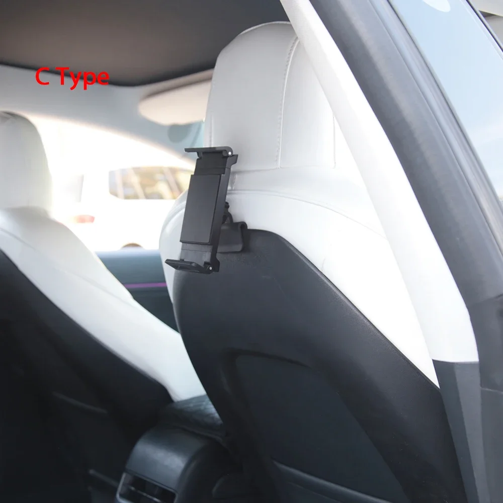 Back Seat Phone Holder For Tesla Model 3 Model Y 360 Degree Rotate Stand Support For Tablet iPad Mini Pro Interior Accessories