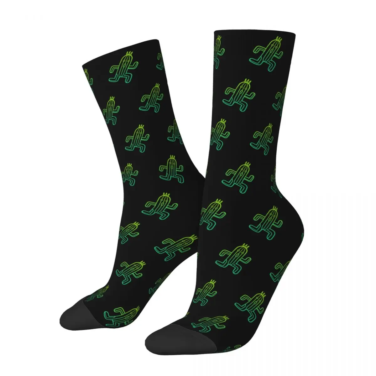 Happy Funny Male Men Socks Harajuku Final Fantasy Cactuar Sock Polyester Game Sport Women Socks Spring Summer Autumn Winter